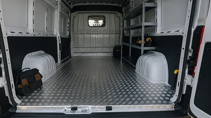 ProMaster Cargo Location Aluminum Treadbrite Flooring