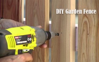 How To Make a DIY Garden Fence