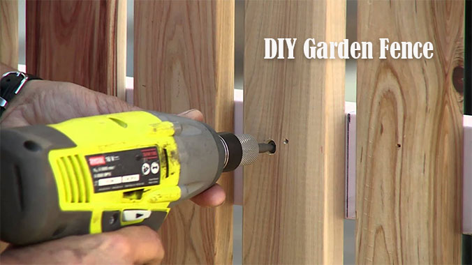 How To Make a DIY Garden Fence