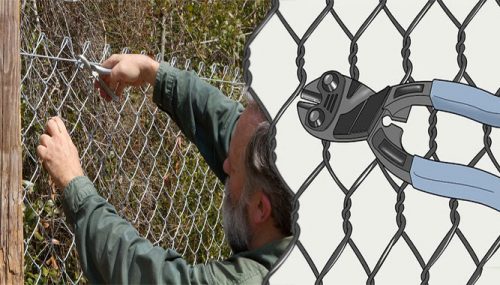 How to Trim the Wires on a Chain Link Fence