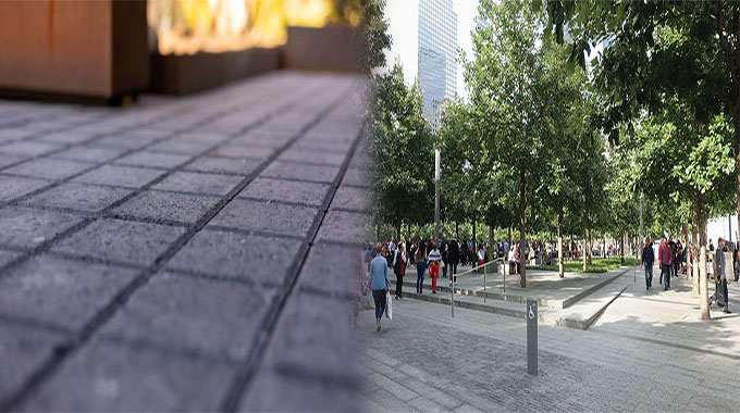 Pedestrian Flooring Options for Public Parks and Squares