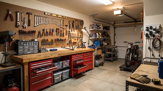 How to Set Up a Functional Workshop in a One-Car Garage
